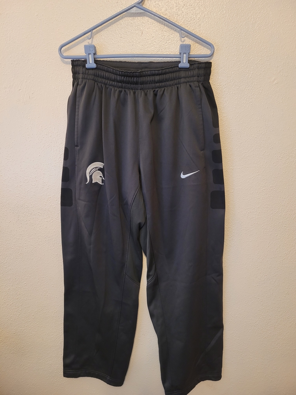 Nike Elite Michigan State Spartans Therma-FIT Basketball Pants Large MSU
